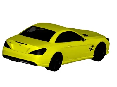 mercedes benz sl-350 3D model