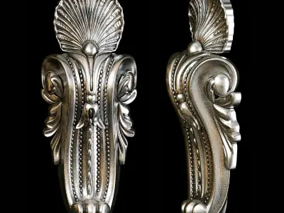 Classic carved 071 3D model