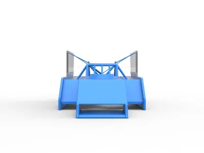 Shell of Outlaw Figure 8 Modified stock car Scale 1 to 25 3D print model