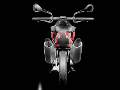 3D Motorcycle Model 3D model