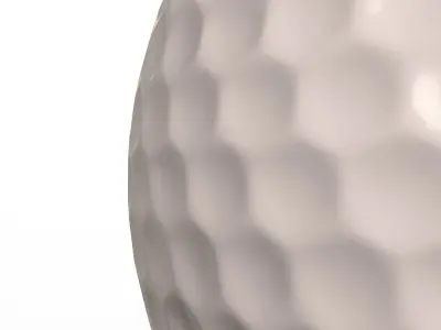 Golf Ball Generic Low-poly 3D model