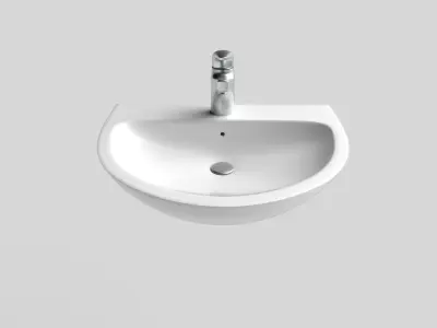 Bathroom Sink M03 Low-poly 3D model