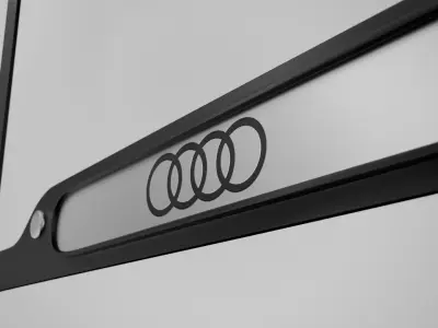 Audi License Plate Holder 3D model
