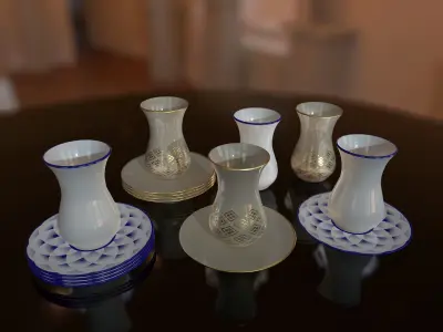 Tea Cup Free low-poly 3D model