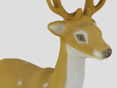 Christmas Deer - Toy 3D model