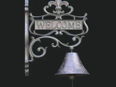 Doorbell Wall Mount 3D model