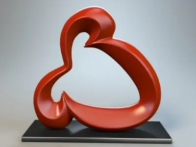 Abstract Figure m07 P 3D print model