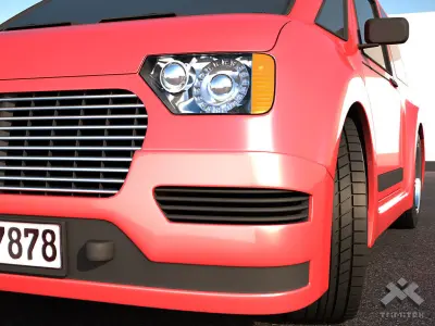 Generic No Brand City Car 3D model