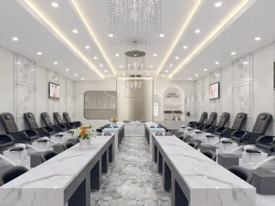 NAIL ROOM PROJECT 3D model