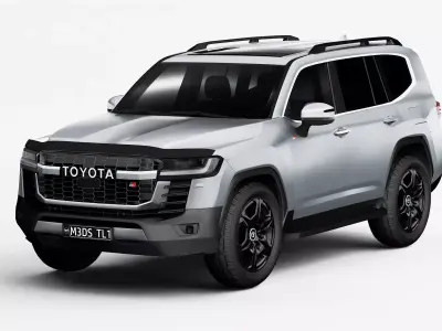 Toyota Land Cruiser Gr Sport 2022 3D model