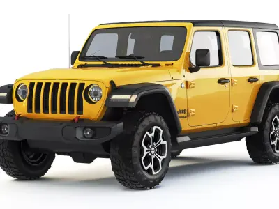 Jeep Wrangler Unlimited 2018 3D model