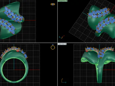 jewelry ring 233 3D print model