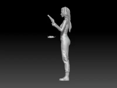 Shooting Range girl 2 3D print model