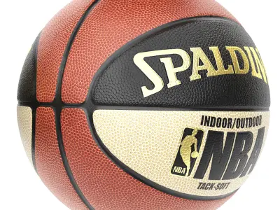 spalding nba snake basketball ball 3D model
