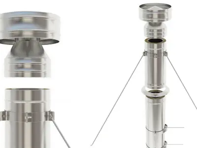 Chimney Set 3D model