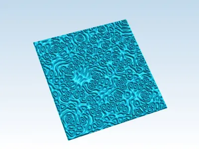 Basrelief for 3d CNC milling wall cabinet decoration QC9 3D print model