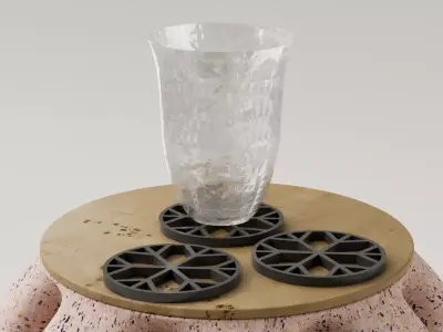 posa vaso navidad 3D print model