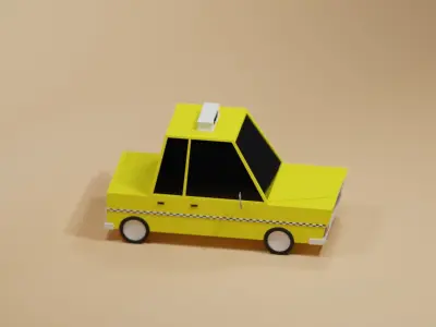 Taxi NY 3D model