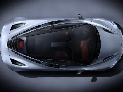 MC LAREN 720s CONCEPT CAR Low-poly 3D model