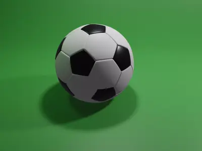 football soccer ball 3D model order