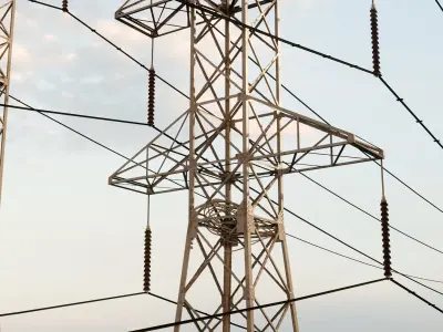 Low Poly Transmission Towers Low-poly 3D model