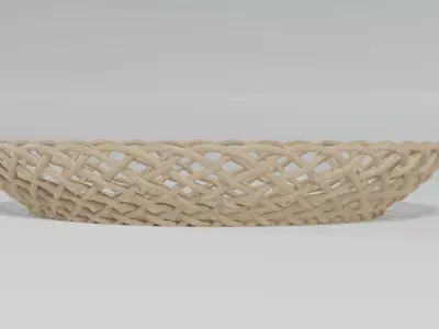 WICKER BASKET11 3D model