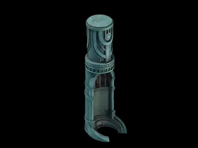 Game Underground Palace - The underground palace 01 3D model