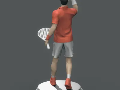 Novak Djokovic 3D Printable 3 3D print model