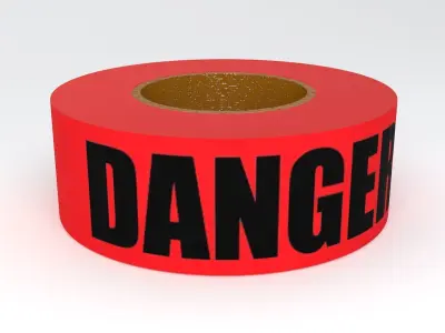 DANGER Tape 3D model