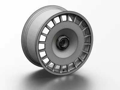 OZ Racing Magnesium Rim DTM E30 3D Model 3D model