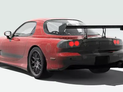 Mazda RX7 Tune 3D model