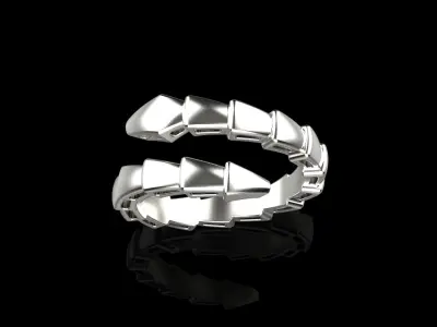 Serpent Ring 60071 3D print model