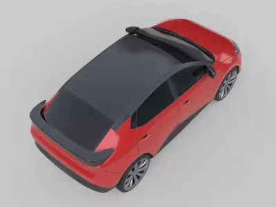 Generic Compact Electric Crossover 3D model