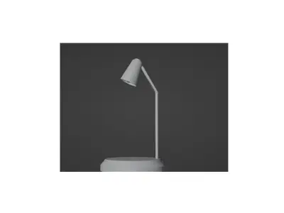 lamp low-poly table with base Free low-poly 3D model
