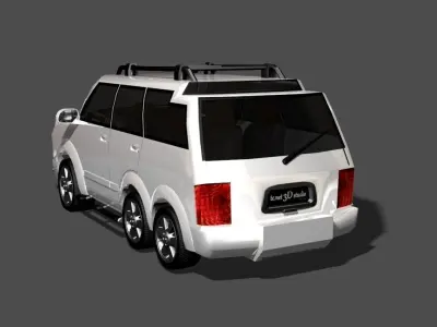 TC New Model Car 02 Low-poly 3D model