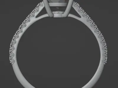 diamond ring Free 3D model shop