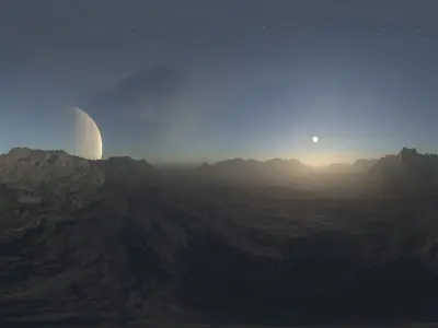 Alien Planet HDRI Free Free low-poly 3D model