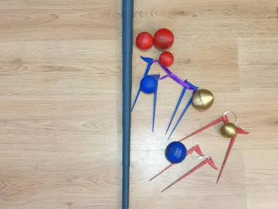 Rocket-Croquet 3D model