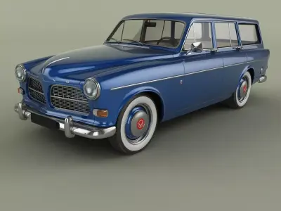 Volvo Amazon Wagon PV220 3D model