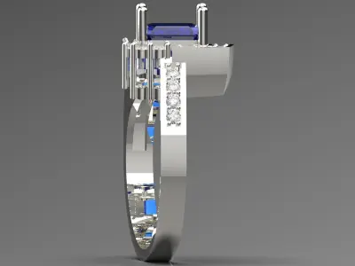 jewelry ring jr00166 3D print model