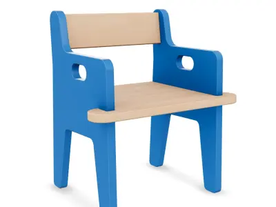 Chair 1 Low-poly 3D model