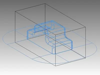 Injection box of a toy car Free 3D model