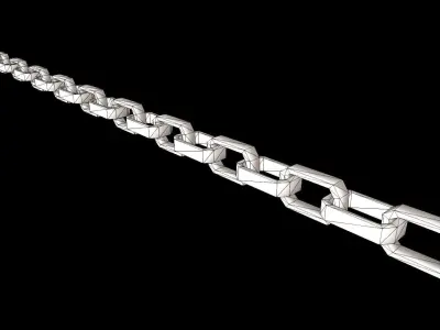 Chain - PBR - Dirty Textured Low-poly 3D model
