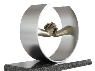 Lorenzo Quinn Sculpture During Love 3D model