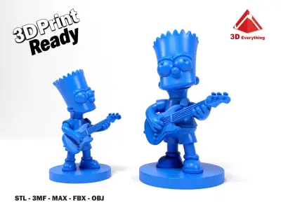 Bart Simpson 3 3D print model