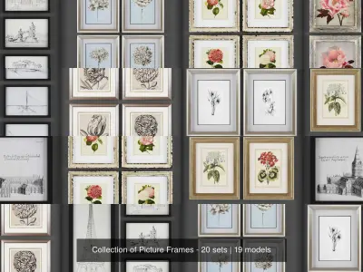 Collection of Picture Frames - 20 sets