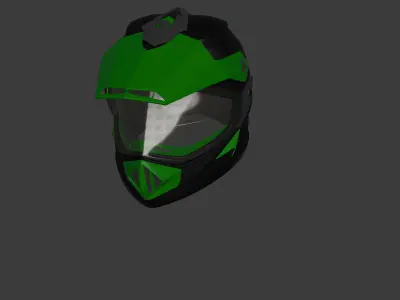 Helmet 3d model -sport-ready for game 3D model