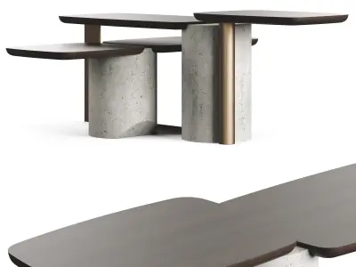 Enne Titano Luxury Coffee Table Low-poly 3D model