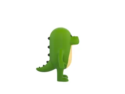 Crocodile Character 3D model