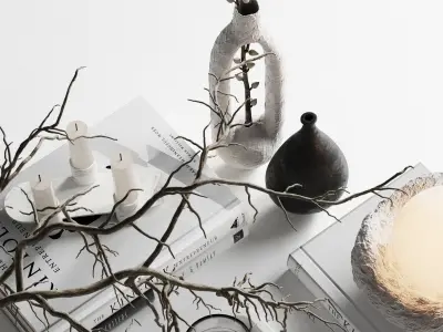 Decorative Set 21 3D model purchase